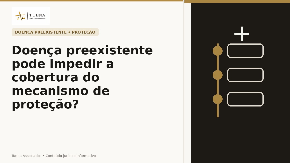 Doença preexistente pode impedir a cobertura do mecanismo de proteção?